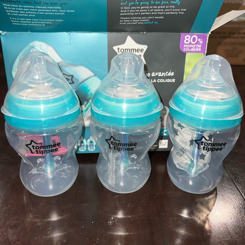 3pack 9oz NEW Tommee Tippee bottles